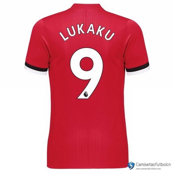 Camiseta Manchester United Primera equipo Lukaku 2017-18